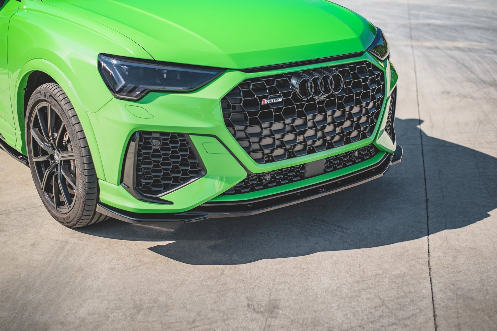 Front Ansatz V.2 für Audi RSQ3 F3 schwarz matt