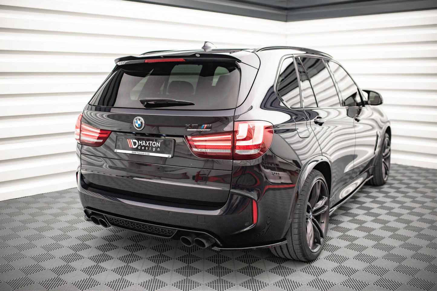 Spoiler CAP für BMW X5 M F15 schwarz matt