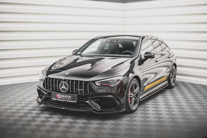 Front Ansatz V.3 für Mercedes-AMG CLA 45 Aero C118 schwarz matt