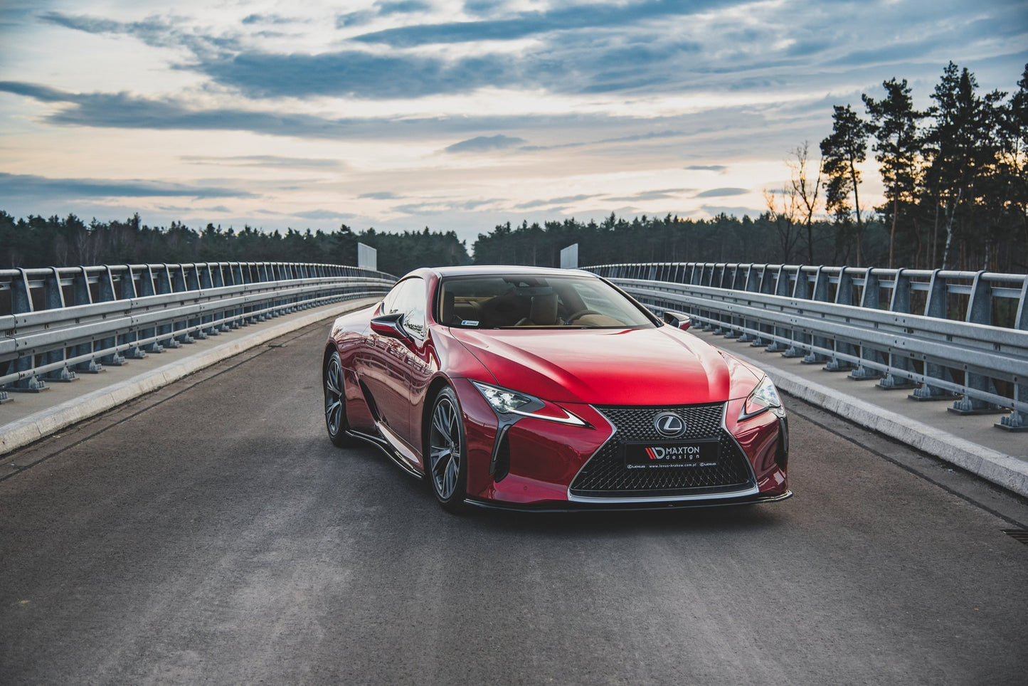 Front Ansatz V.2 für Lexus LC 500 schwarz Hochglanz
