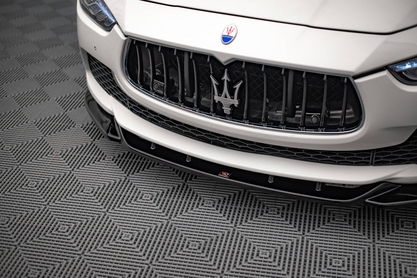 Front Ansatz V.1 für Maserati Ghibli Mk3 schwarz matt