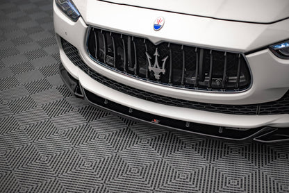 Front Ansatz V.1 für Maserati Ghibli Mk3 schwarz matt