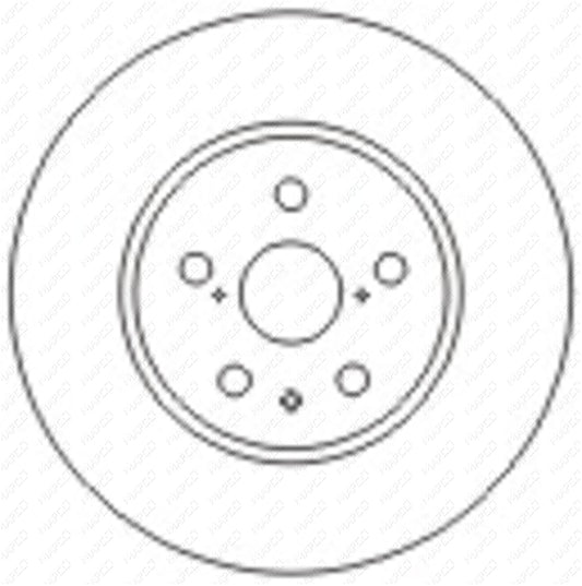 MAPCO Bremsscheibe Hinterachse  25560