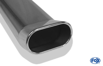FOX Skoda Rapid Limousine Endschalldämpfer - 160x80 Typ 56