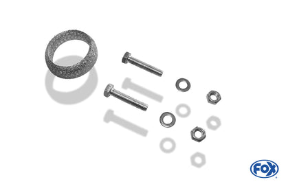 FOX Honda Civic III/ CRX II Endschalldämpfer quer - 2x90 Typ 10