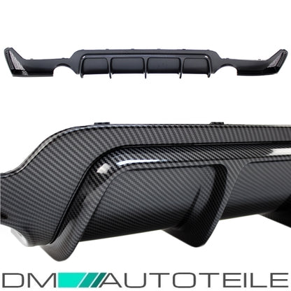 Heckdiffusor Sport-Performance Carbon Look passt für BMW F32 F33 F36 M-Paket