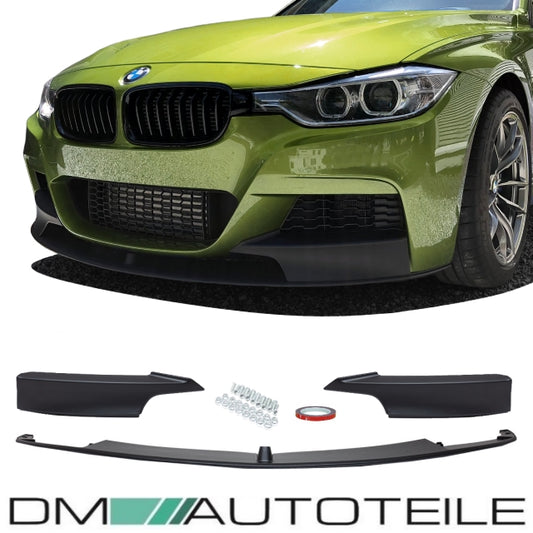 Sport Frontspoiler + Zubehör + 3M passend für BMW F30 F31 mit M-Paket 2011-2019