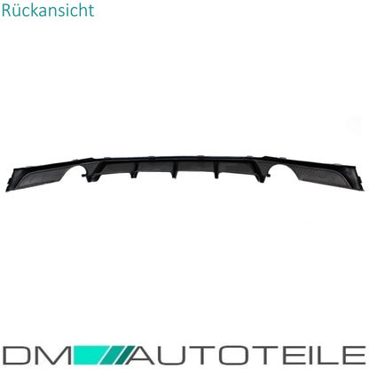 Heckdiffusor Sport-Performance Carbon Look glanz passt für BMW F30 F31 M-Paket