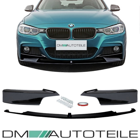 Frontspoiler Sport-Performance Schwarz hochglanz passend für BMW 3er F30 F31 M-Paket