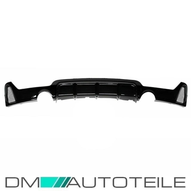 Heckdiffusor Sport-Performance Schwarz passend für BMW 4er F32 F33 F36 435 Modelle nur M-Paket