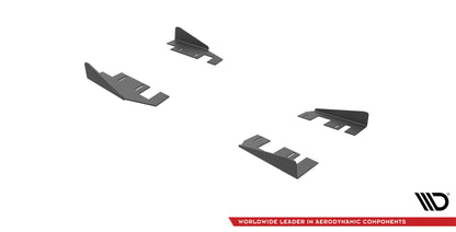 Side Flaps Audi S3 Sportback 8V Facelift schwarz Hochglanz