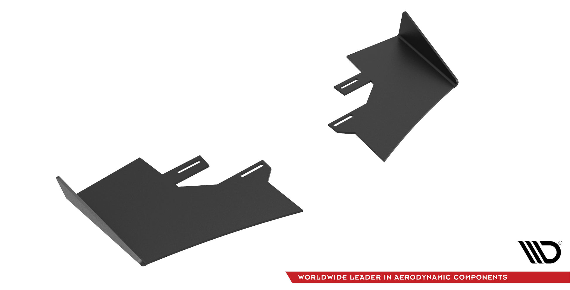 Hintere Seiten Flaps für Opel Astra GTC OPC-Line J schwarz Hochglanz