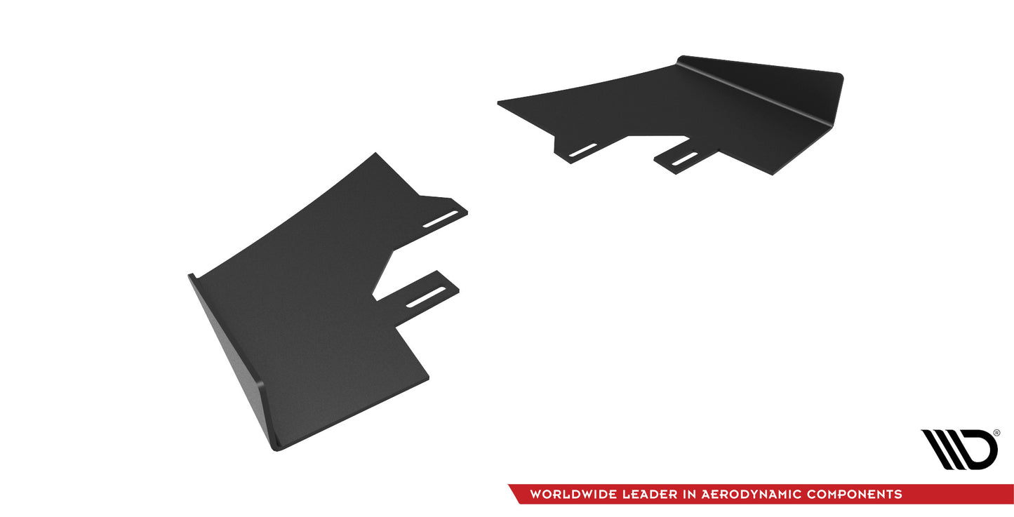 Hintere Seiten Flaps für Opel Astra GTC OPC-Line J schwarz Hochglanz