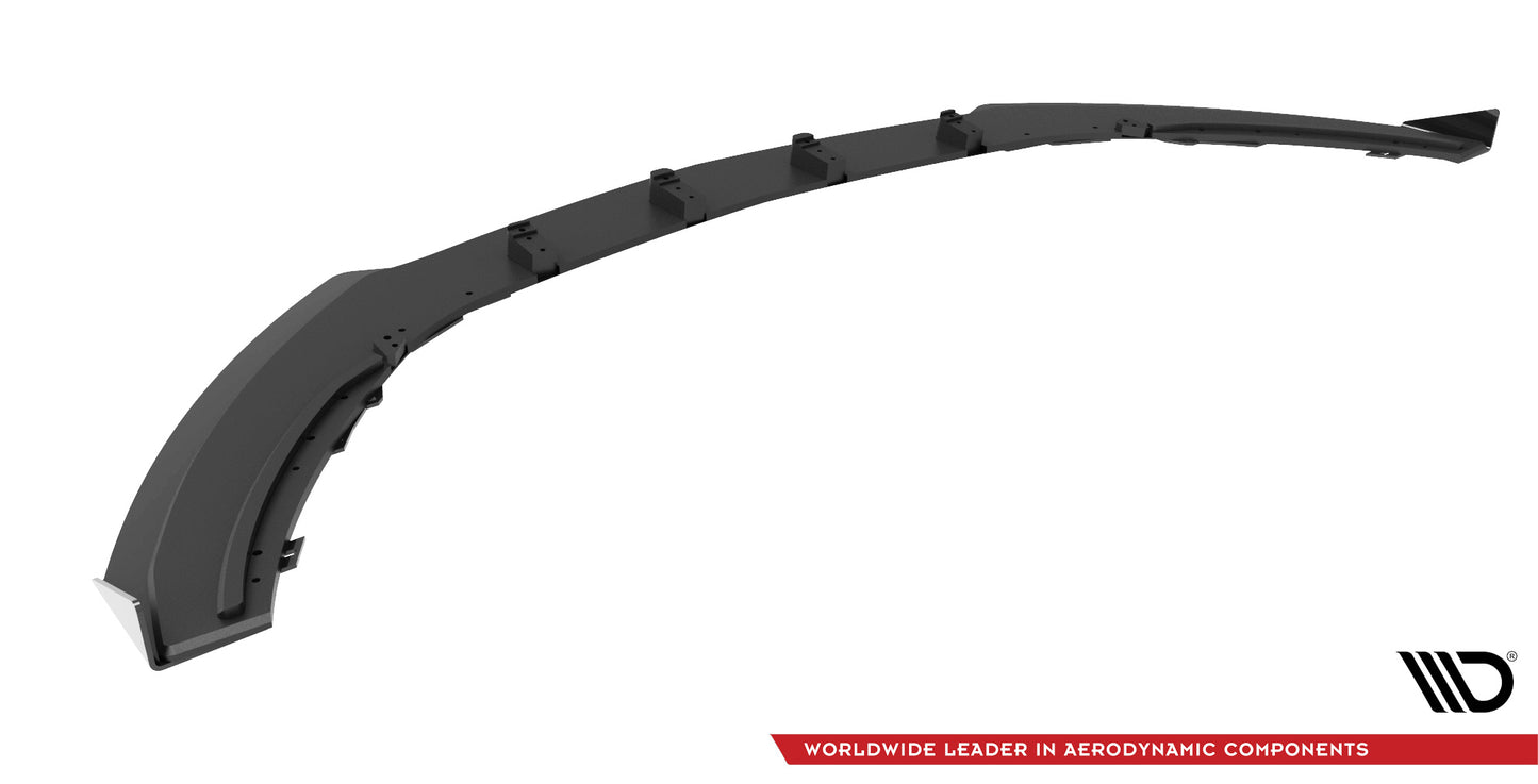 Street Pro Front Ansatz für +Flaps für V.1 + Flaps Opel Astra GTC OPC-Line J schwarz Hochglanz