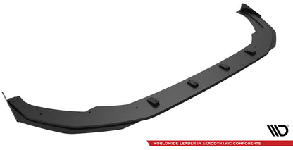 Street Pro Front Ansatz für +Flaps für V.1 + Flaps Audi S3 / A3 S-Line 8Y schwarz Hochglanz