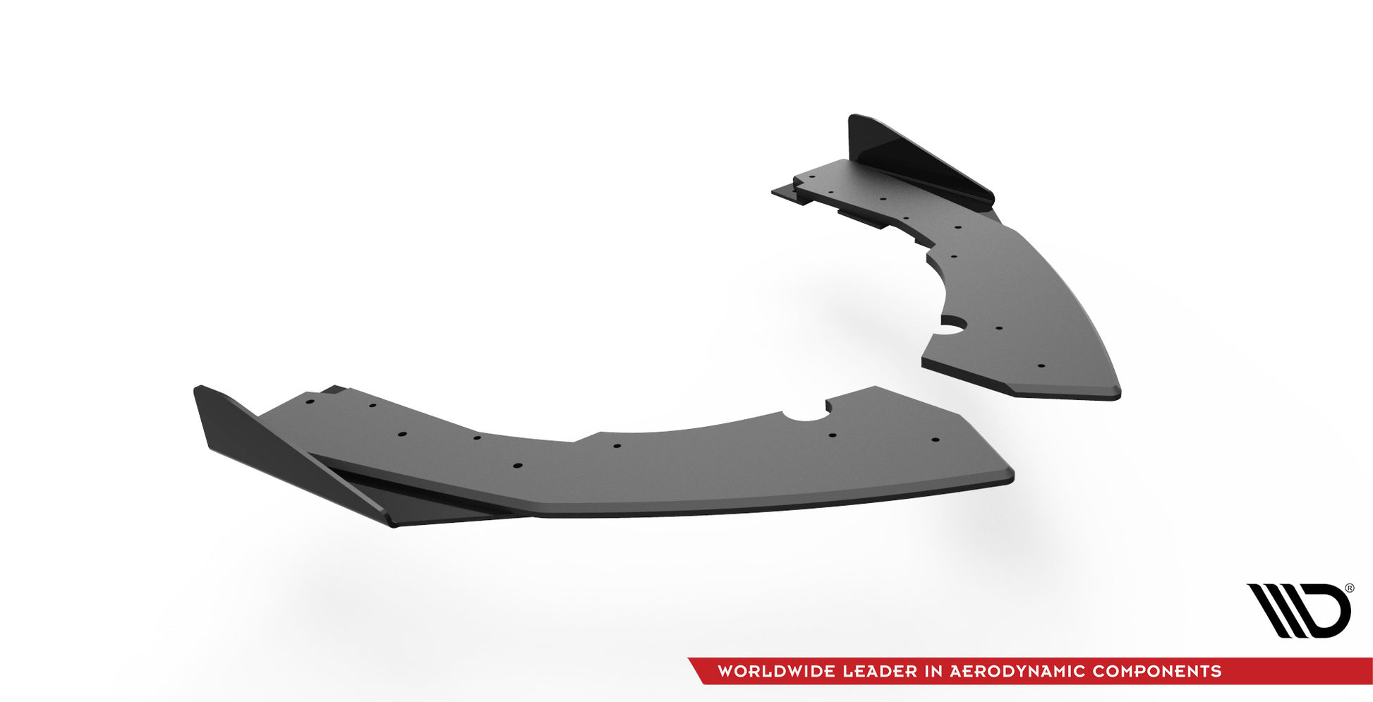 Street Pro Heck Ansatz Flaps Diffusor +Flaps für BMW M2 F87 schwarz Hochglanz