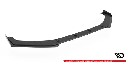 Street Pro Front Ansatz für +Flaps für V.1 + Flaps Hyundai I20 N Mk3 schwarz Hochglanz