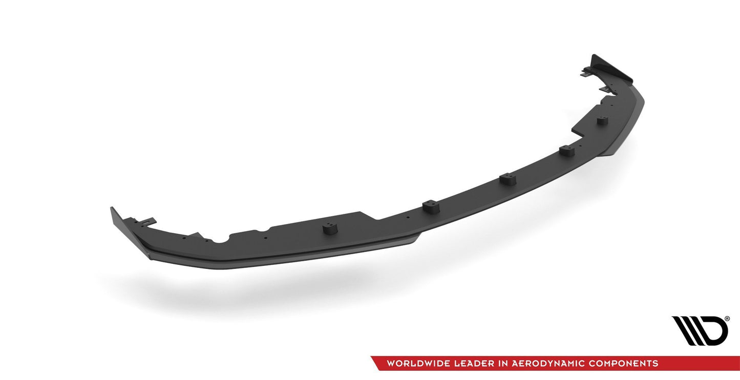 Street Pro Front Ansatz für +Flaps für BMW 4er M-Paket G22 schwarz Hochglanz