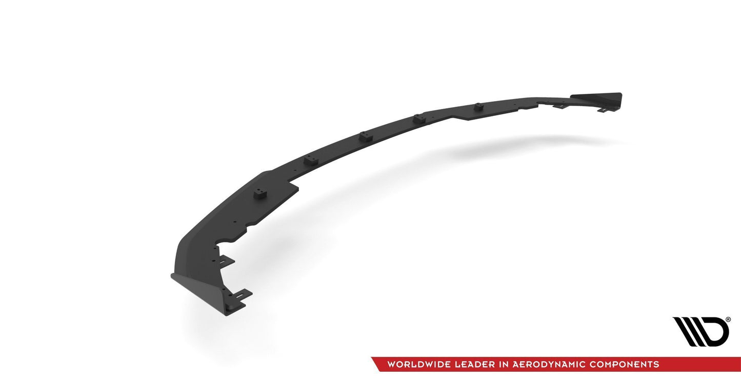 Street Pro Front Ansatz für +Flaps für BMW 4er M-Paket G22 schwarz Hochglanz