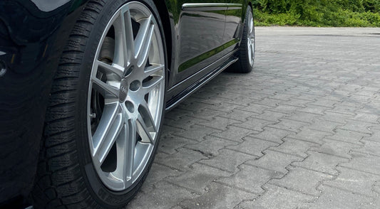 Seitenschweller Ansatz für Volkswagen Caddy Mk. 4 Carbon Look