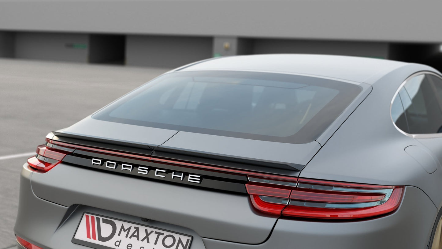 Spoiler CAP für Porsche Panamera GTS 971 schwarz Hochglanz