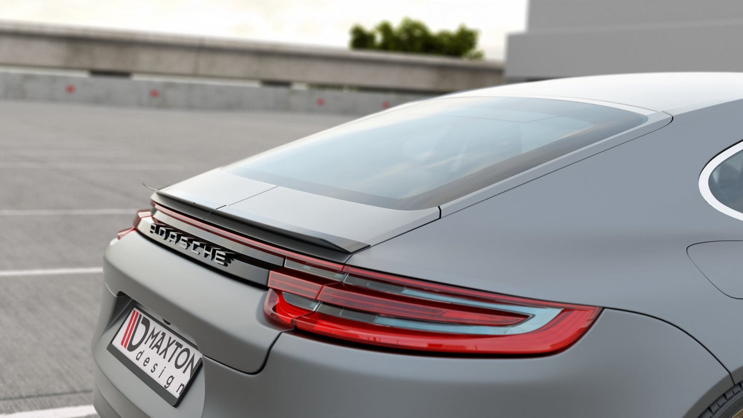 Spoiler CAP für Porsche Panamera GTS 971 schwarz Hochglanz