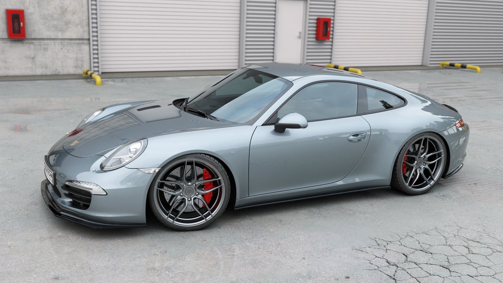 Seitenschweller Ansatz für Porsche 911 Carrera 991 Carbon Look