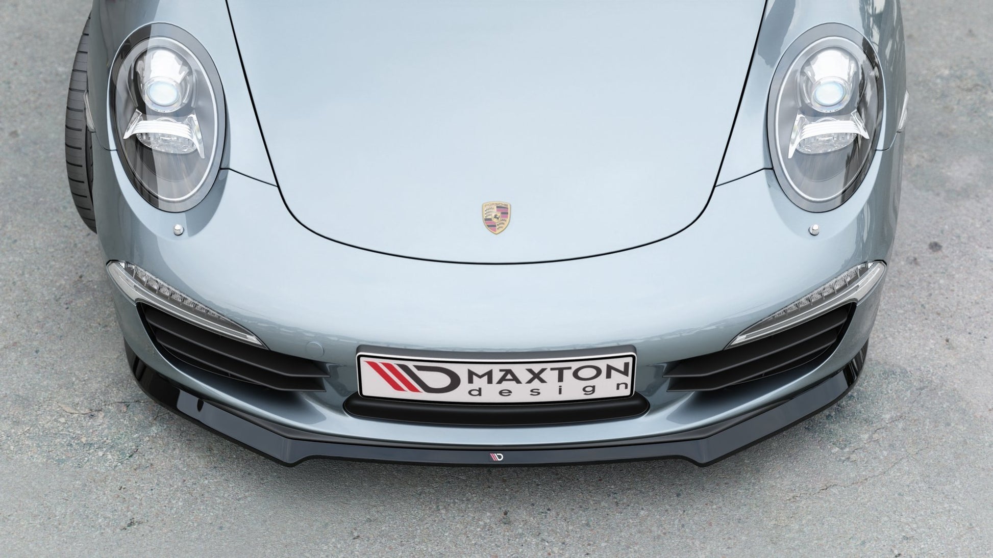 Front Ansatz V.1 für Porsche 911 Carrera 991 schwarz matt