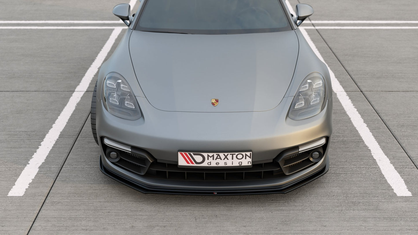 Front Ansatz für Porsche Panamera GTS 971 schwarz matt