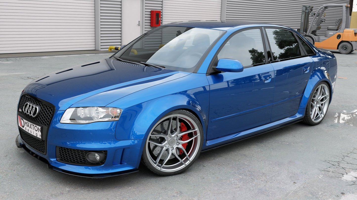 Front Ansatz V.2 für Audi RS4 B7 schwarz matt
