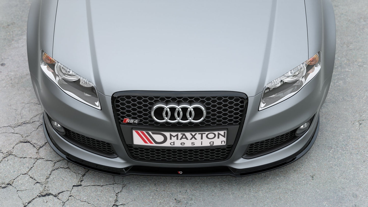 Front Ansatz V.1 für Audi RS4 B7 schwarz matt