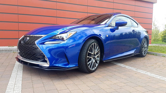 Front Ansatz V.2 für Lexus Rc schwarz Hochglanz