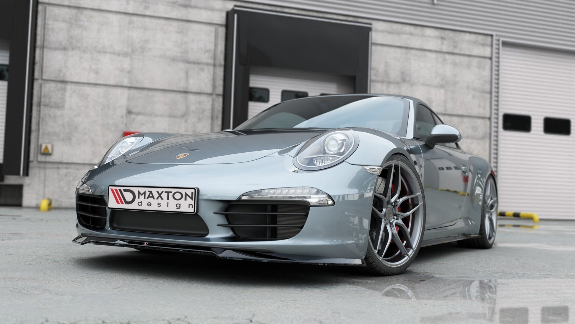 Front Ansatz V.1 für Porsche 911 Carrera 991 schwarz matt