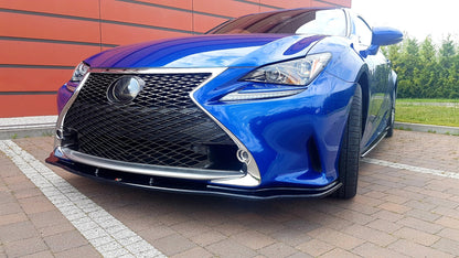 Front Ansatz V.2 für Lexus Rc schwarz Hochglanz