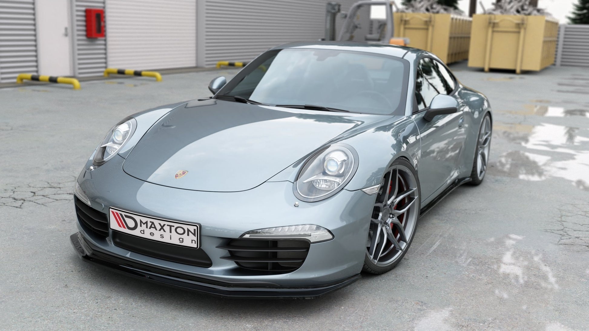 Front Ansatz V.2 für Porsche 911 Carrera 991 schwarz Hochglanz
