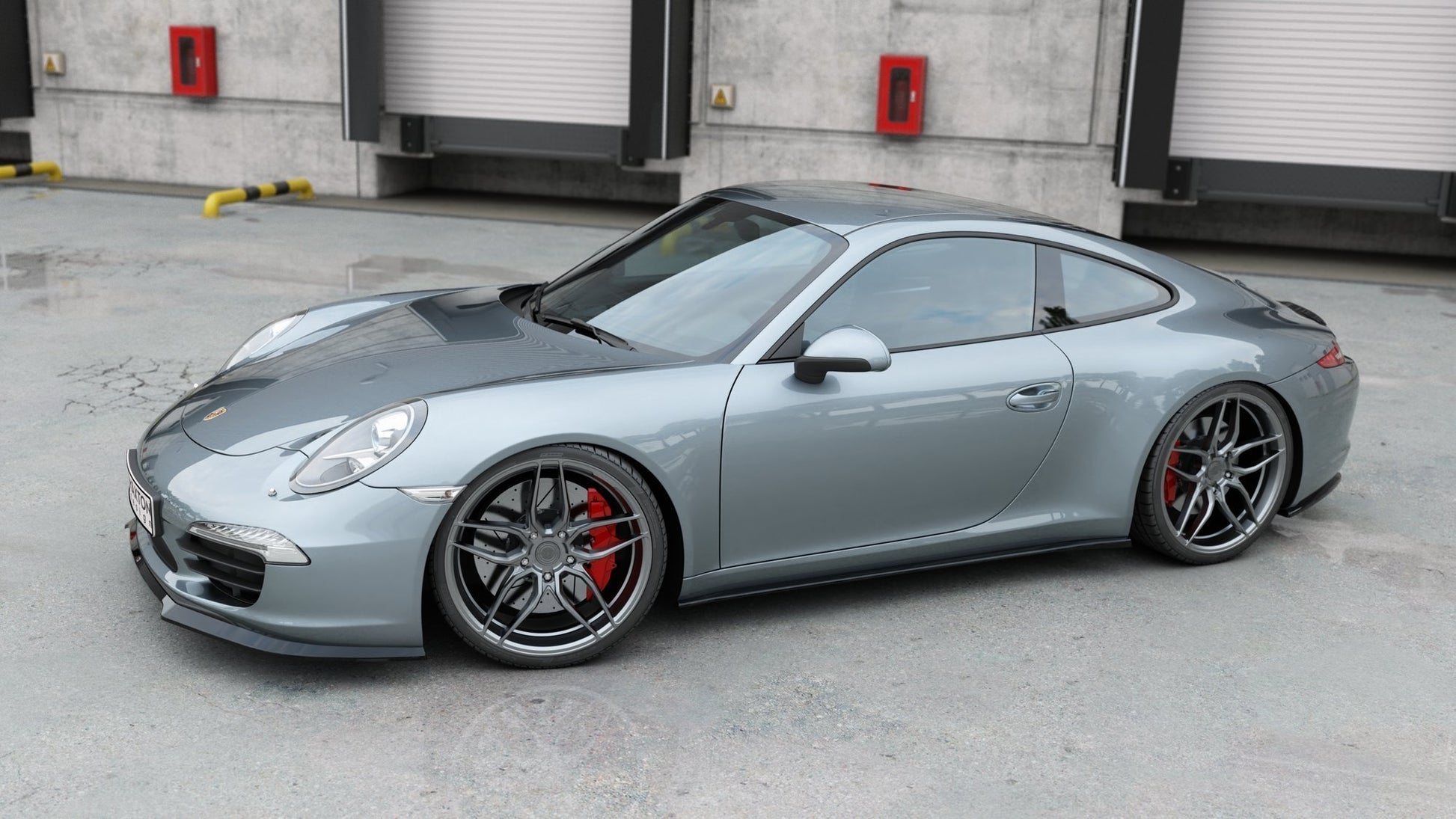 Seitenschweller Ansatz für Porsche 911 Carrera 991 Carbon Look