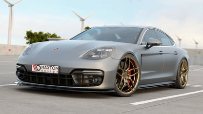 Front Ansatz für Porsche Panamera GTS 971 schwarz matt