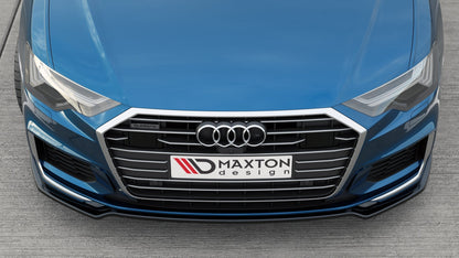 Front Ansatz V.1 für Audi A6 S-Line / S6 C8  schwarz Hochglanz