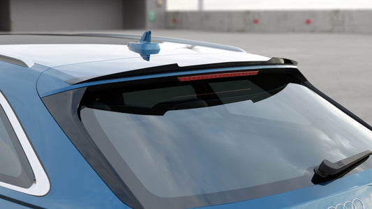 Spoiler CAP für Audi A6 S-Line / S6  C8 Avant schwarz matt