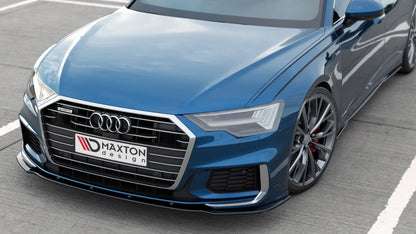 Front Ansatz V.2 für Audi A6 S-Line / S6 C8  schwarz matt