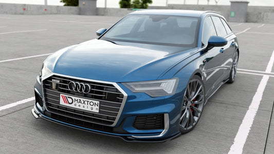 Front Ansatz V.1 für Audi A6 S-Line / S6 C8  schwarz matt