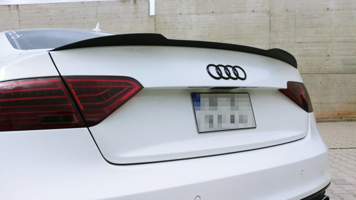 Spoiler CAP für Audi S5 / A5 / A5 S-Line 8T / 8T FL Coupe Carbon Look