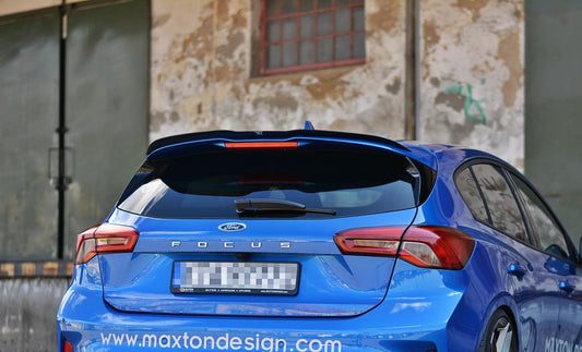 Spoiler CAP V.1 für Ford Focus ST-Line Mk4 schwarz Hochglanz