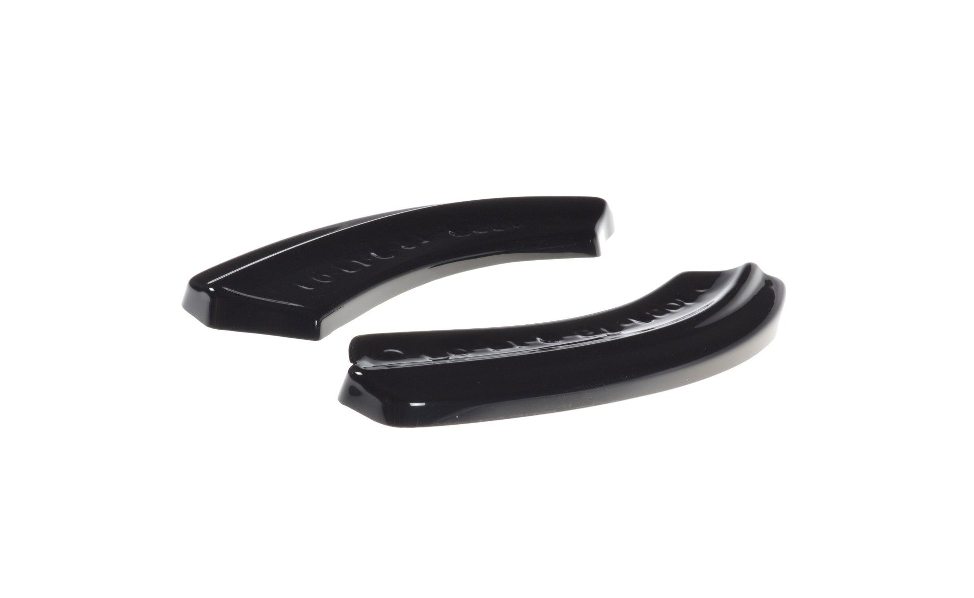 Heck Ansatz Flaps Diffusor für Ford Fiesta ST Mk6 schwarz Hochglanz