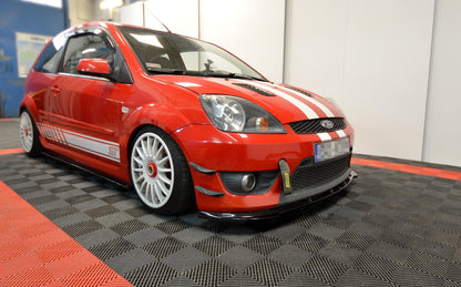 Front Ansatz V.1 für Ford Fiesta ST Mk6 schwarz Hochglanz