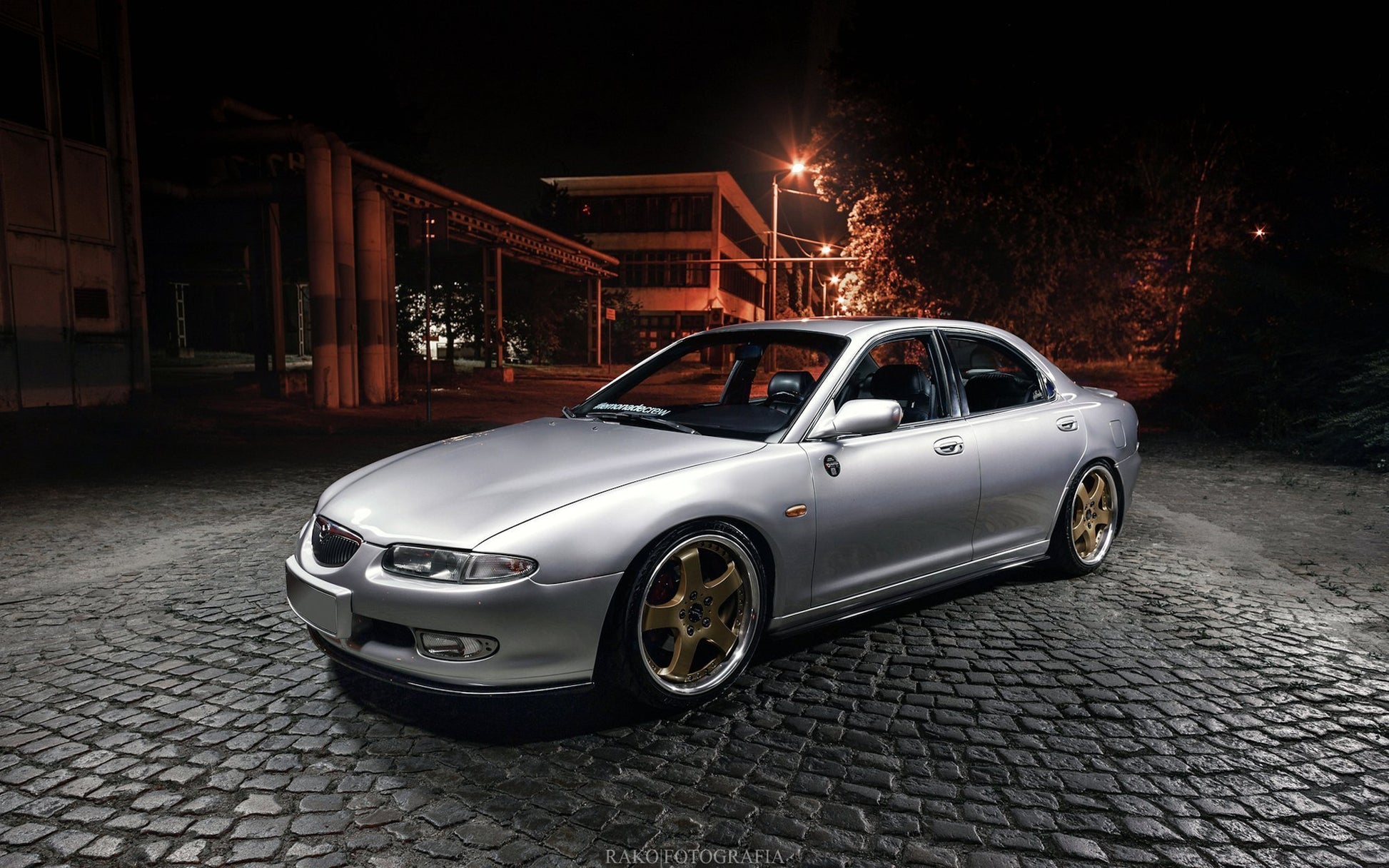 Front Ansatz für Mazda Xedos 6 Carbon Look