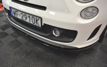 Front Ansatz für FIAT 500 ABARTH MK1 schwarz Hochglanz