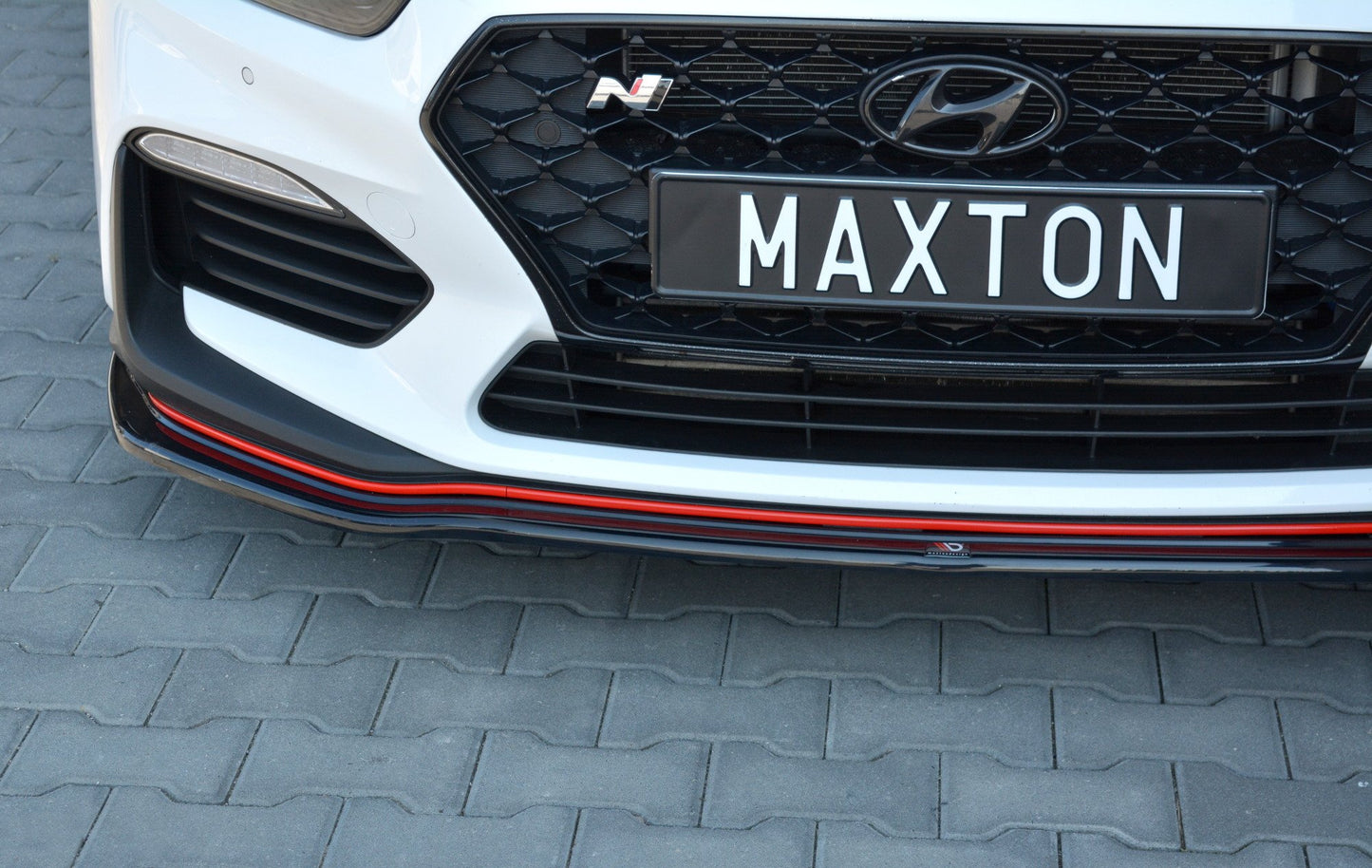 Front Splitter V.2 Hyundai I30 N Mk3 Hatchback / Fastback schwarz matt