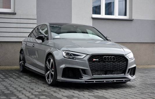 Front Ansatz V.1 für Audi RS3 8V FL Limousine schwarz matt