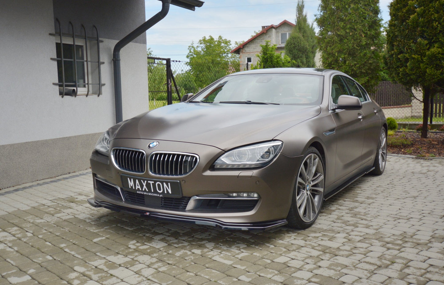 Front Ansatz für BMW 6er GRAN COUPÉ schwarz matt